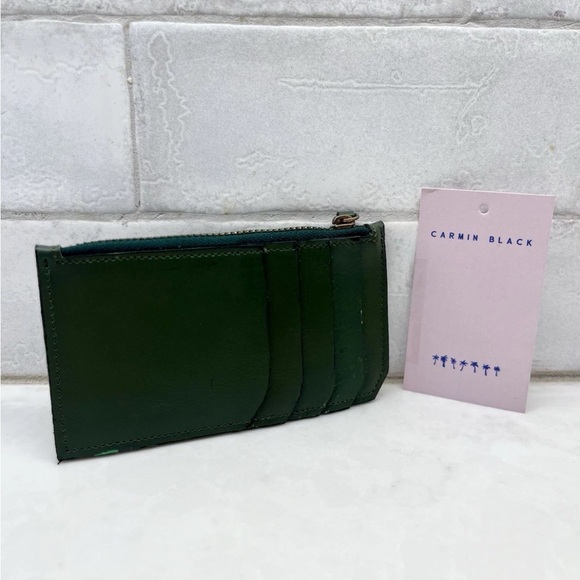 Leather Green Wallet - Picture 1 of 5